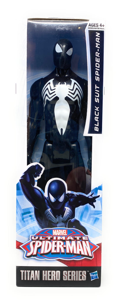 Titan Hero Series Marvel Ultimate Spider-Man Black Suit Spider-Man 12 inch Action Figure