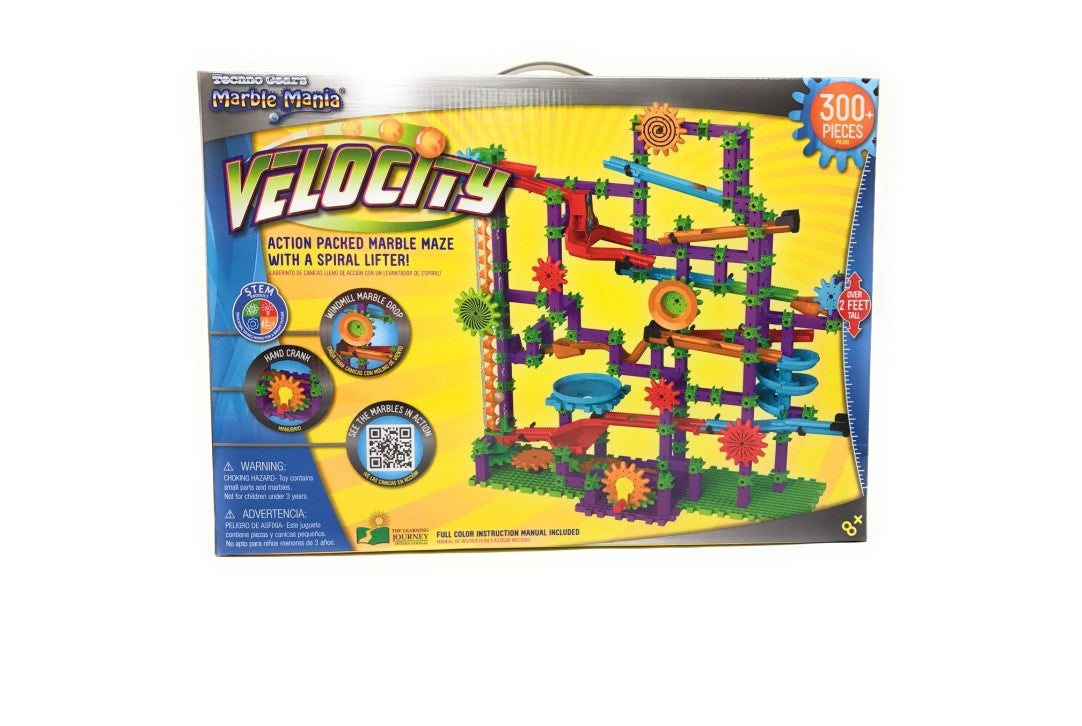 marble mania techno gears Marble Mania Velocity Marble Maze 300 Piece Set