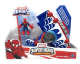 Marvel Super Hero Adventures Stunt Wing Spider Plane With Spider-Man