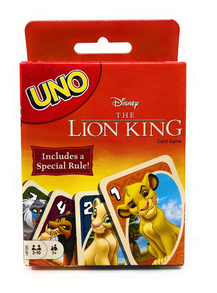 Disney The Lion King UNO Playing Card Game by Mattel Games