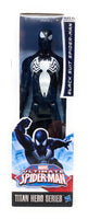 Titan Hero Series Marvel Ultimate Spider-Man Black Suit Spider-Man 12 inch Action Figure