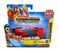 Transformers Cyberverse Power of The Spark Fusion Flame Autobot Hot Rod