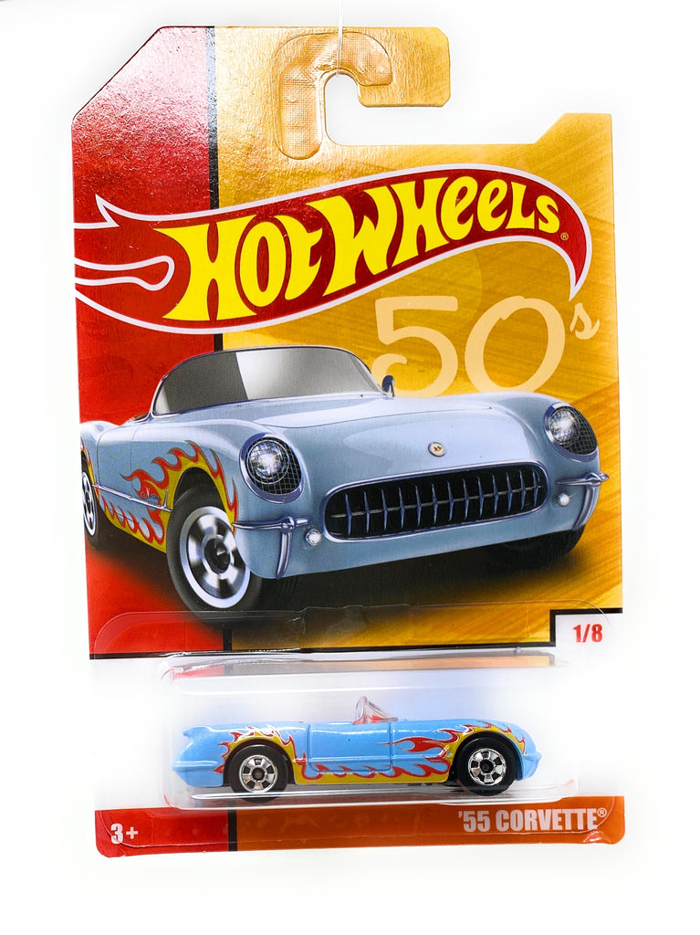 Hot Wheels '55 Corvette from the Target Decades Throwback Set 1/8