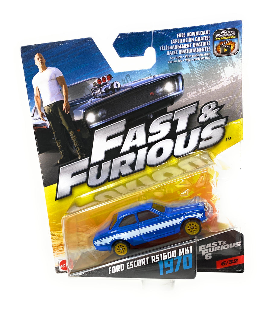 Hot Wheels 1970 Ford Escort RS1600 MK1 from the Fast and Furious set 6/32