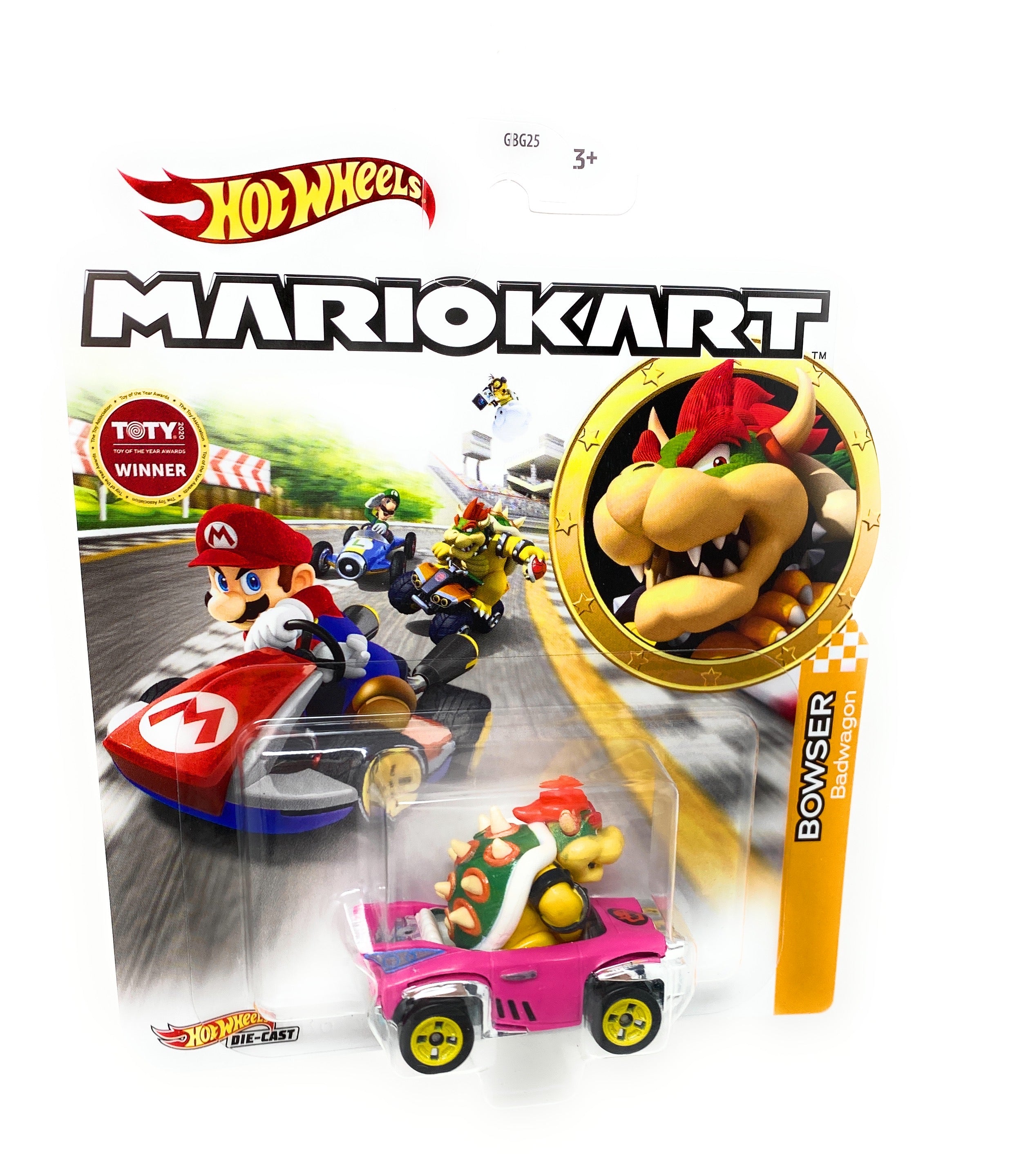 Hot Wheels Mario Kart Bowser Badwagon Kart