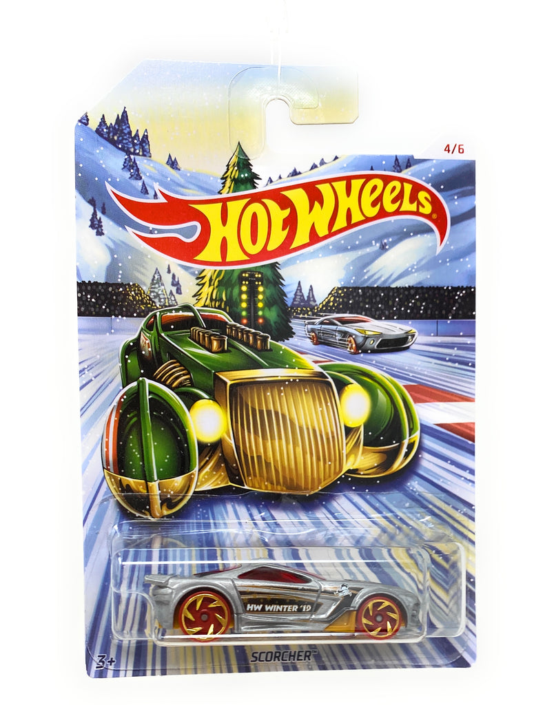 Hot Wheel Scorcher from the 2019 Holiday hotrod Set 4/6