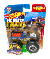 Hot Wheels Monster Trucks Haul Y'all, Giant wheels, including crushable car
