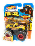 Hot Wheels Monster Trucks All Fried Up, Giant wheels, including crushable car