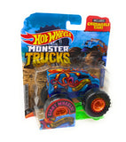 Hot Wheels Monster Trucks Abyss-Mal, Giant wheels, including crushable car
