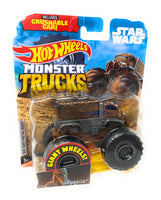 Hot Wheels Monster Trucks Chewbaca, Giant wheels, including crushable car