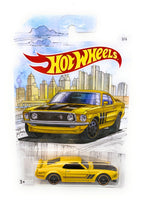 Hot Wheels '69 Ford Mustang Boss 302 from the 2019 Detroit Muscle Set, 3/6