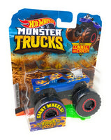Hot Wheels Monster Trucks Dodge Charger R/T, Giant wheels, including connect and crash car