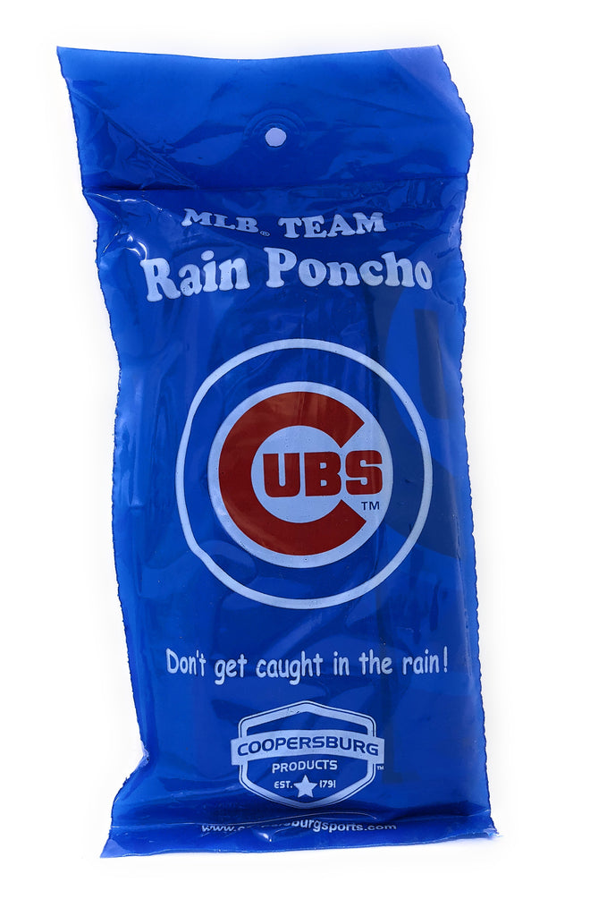 Chicago Cubs Logo Rain Poncho