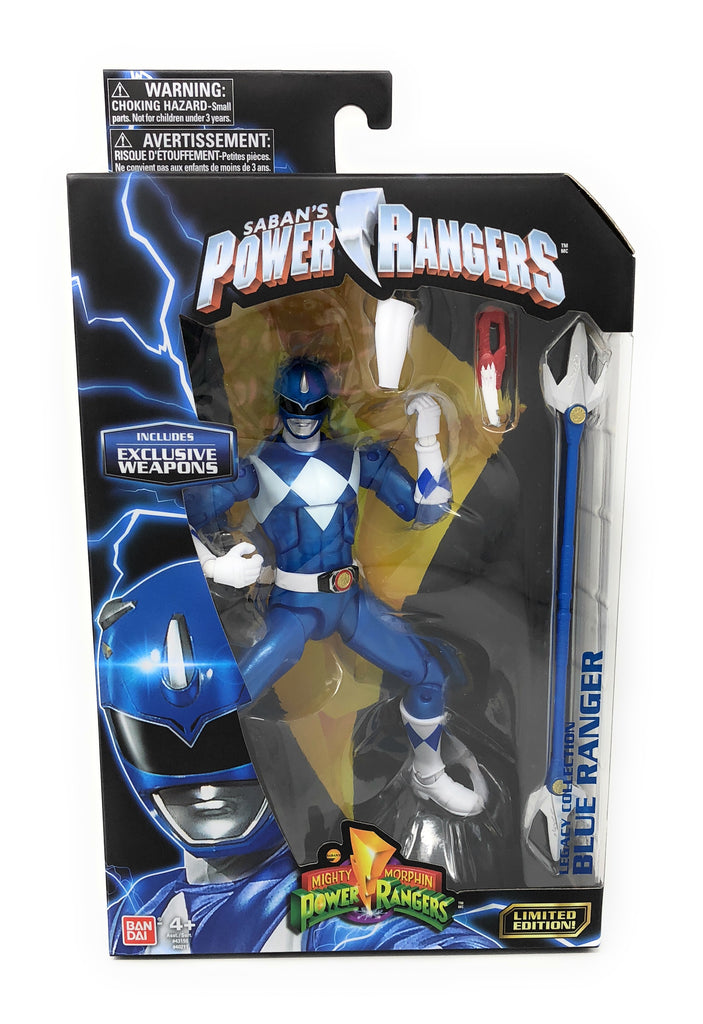 Power Rangers 6.5" Legacy Figure- Blue Power Ranger