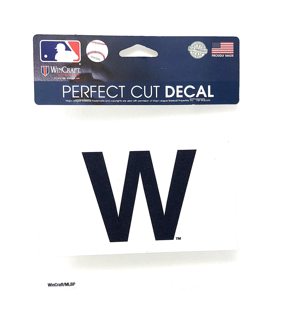 Chicago Cubs MLB "W" Perfect Cut Decal