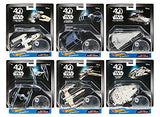 Star Wars 40th Anniversary Mega Collectors 23 Piece Set, Action Figures, Hot Wheels Carships and Starships, and Legacy Pack